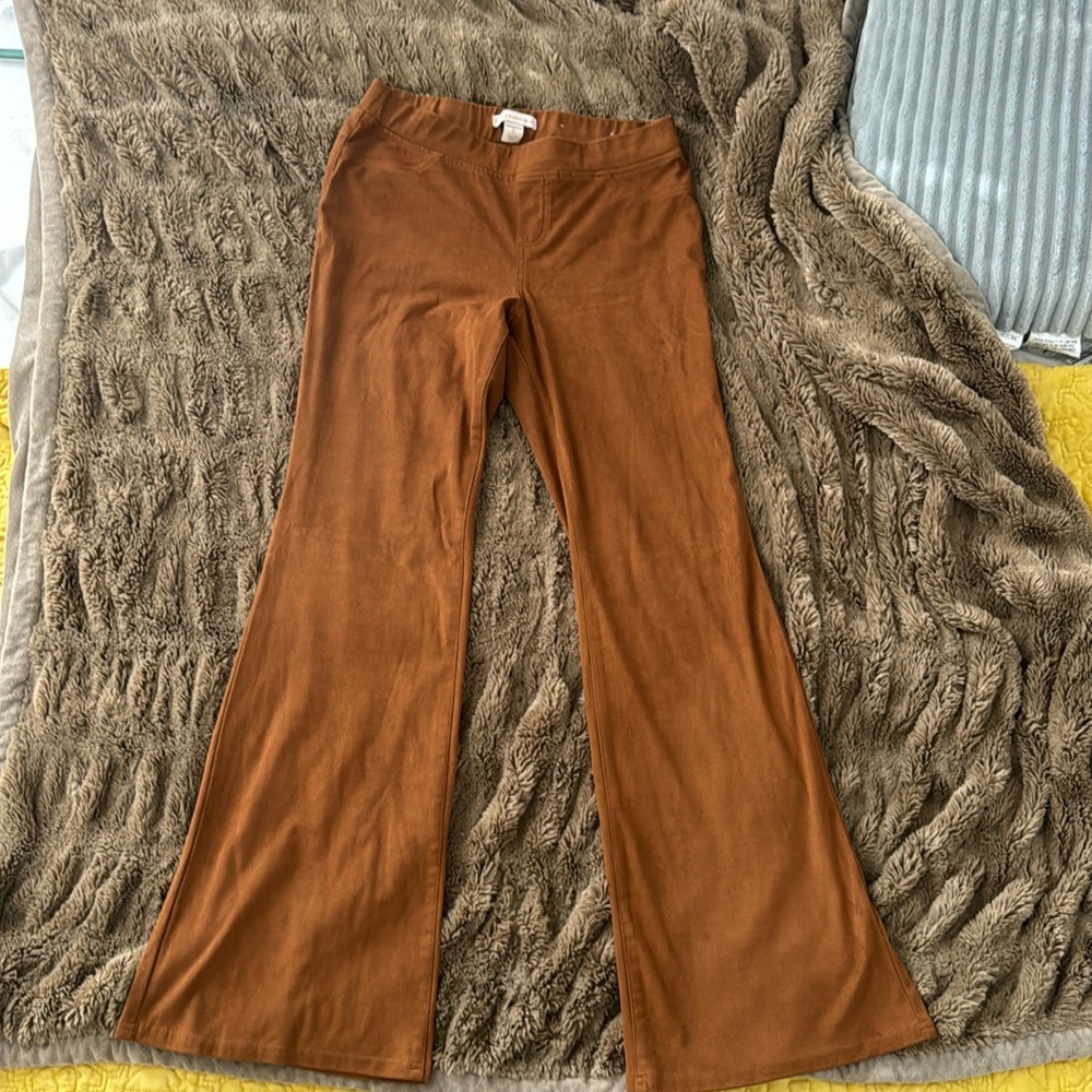 Cato “Suede” flares -size small